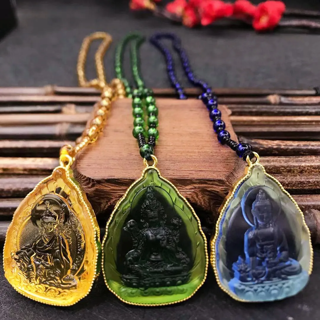 Gold Plated Jade Buddha Necklace | SHOPPRETTYPISTOL