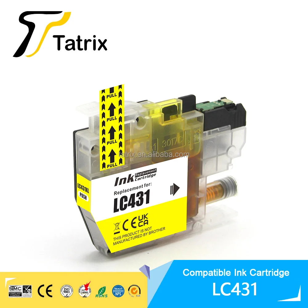 Tatrix high capacity LC431XL LC431 Compatible Ink Cartridge For