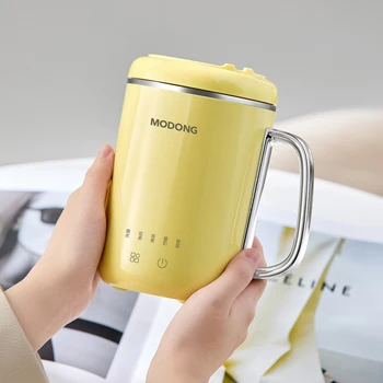 450ml Electric Kettle Cooking Pot Portable Heating Cup Stew Cup Travel Multicooker Hotpot Office Health Preserving Pot 220V 1