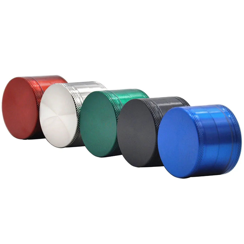 75mm Zinc Alloy Herb Grinders 4-layers Spice Mills Durable Crusher Kitchen Tools Smoking Accessories for Friends Gifts