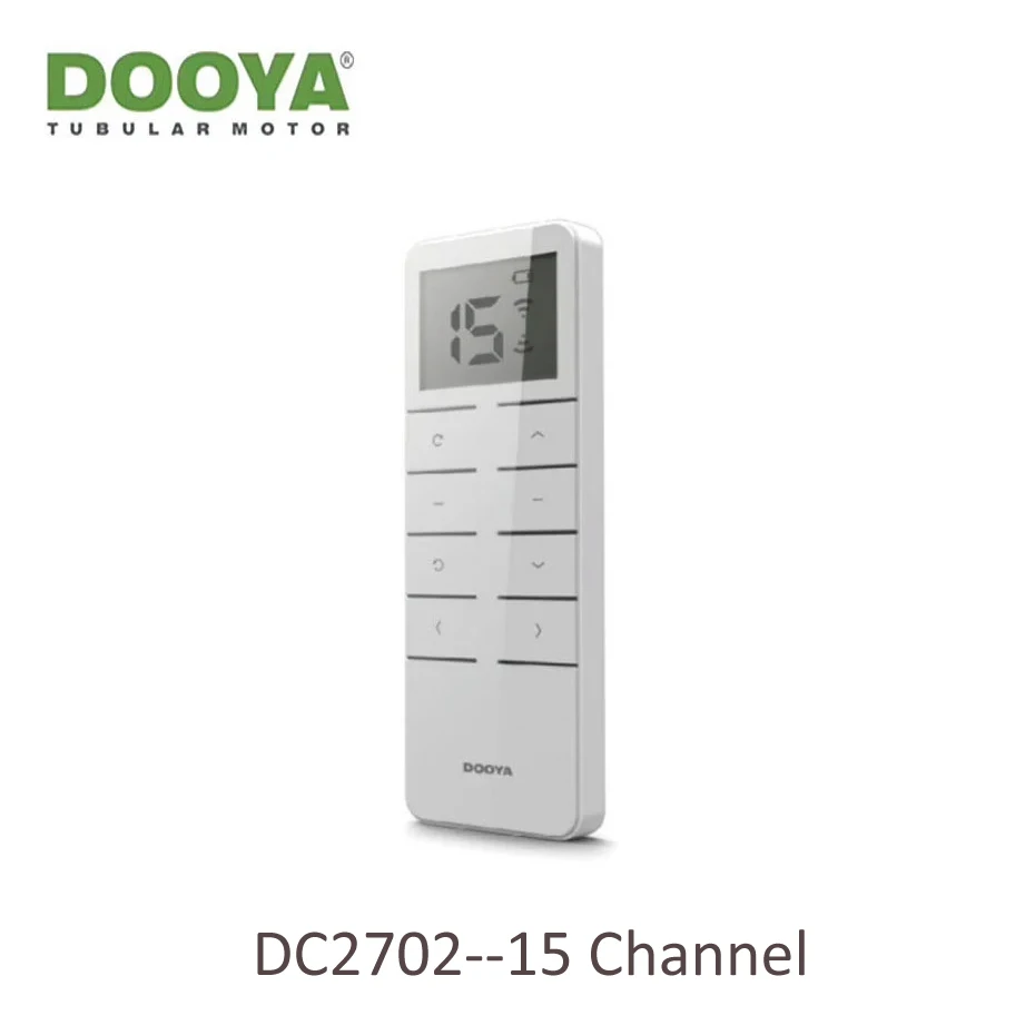 DOOYA DM25LEU Tubular Motor with built-in li battery for Rolling Blinds,RF433 emitter control,for 38mm tube,EU/US/AU Plug Option