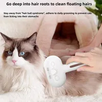 Pet Spray Hair Comb Pet Hair Remover Cleaning Brush Cats Grooming Dog Accessories Tools Dematting Water Mist Humidifier Comb 5