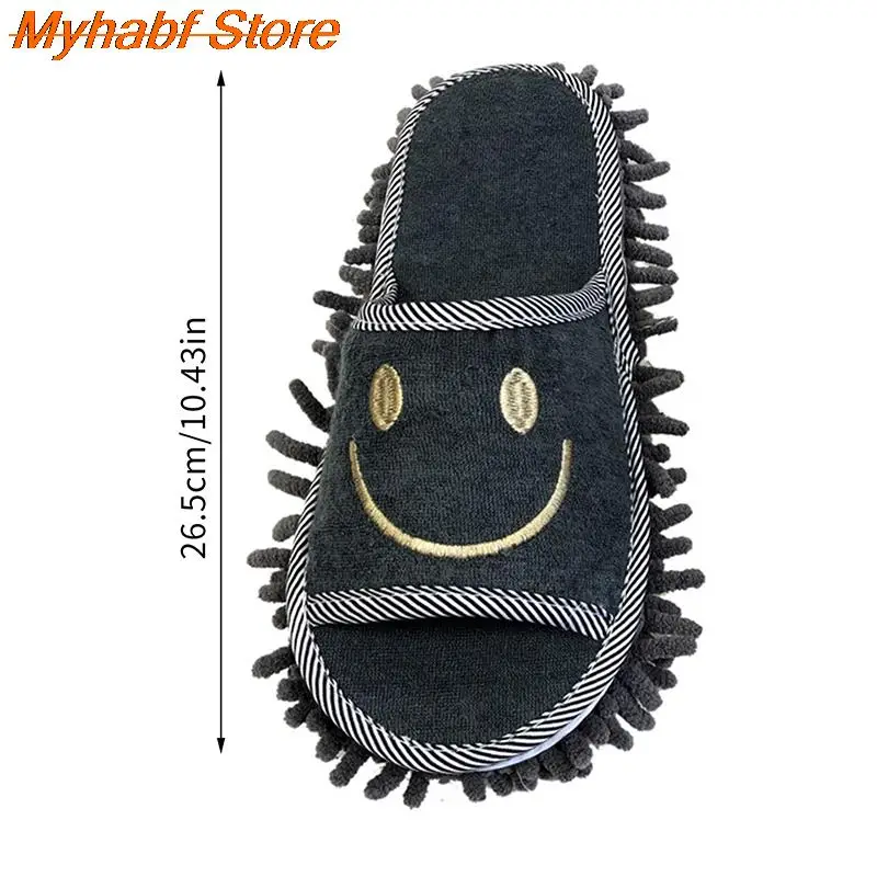 Microfibre Mop Slippers Washable Lazy Mopping Slippers Microfiber Cleaning Floor Dusting Detachable Mop Shoes Household Floor Cleaning Tools
