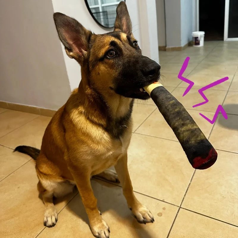 Dog Simulation Cigar Plush Sound Puppy Toys Green Stick Dogs Pet Chew Bite Toy With Squeake Stuffed Raw Dog Joint Toys Spot Good Dog Simulation Cigar Plush Sound Puppy Toys Green Stick Dogs Pet Chew Bite Toy With Squeake Stuffed Raw Dog Joint Toys Spot Good