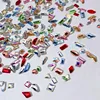 300/100pcs Mini Nail Art Rhinestones Crystal Acrylic Flatback Diamonds Mixed Shape Sparkle DIY Nail Luxury Manicure Accessories 2