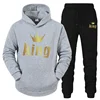king-grey-black