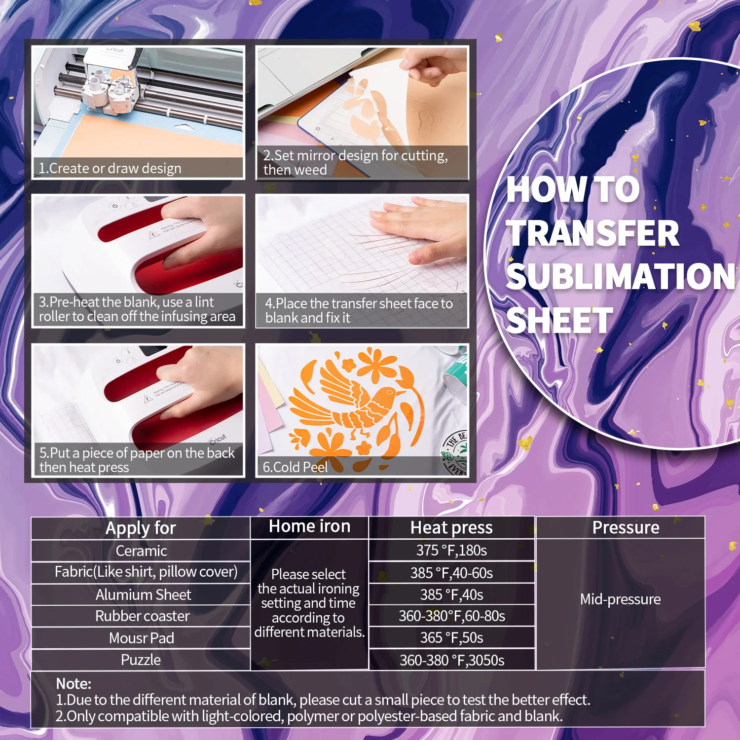 행운의 여신 동물 전사 비닐 잉크, 다채로운 저울 열 승화 전사 종이 잉크, 머그잔 프레스 티셔츠 가방, 12x12 in