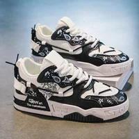 Chaussures de sport et décontractées pour hommes, chaussures tendance pour hommes, chaussures de rue à la mode, chaussures de marche quotidiennes 2