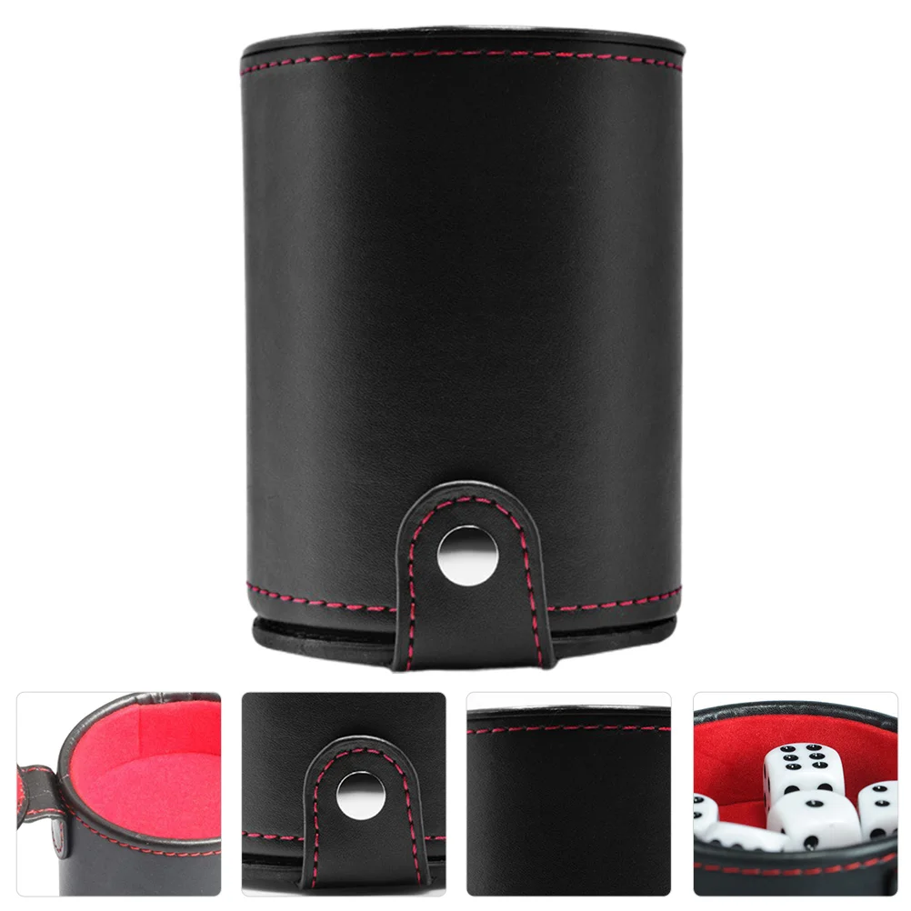 1 Set Leather Dice Cup Professional Dice Container Dice Storage Cup with Lids AliExpress