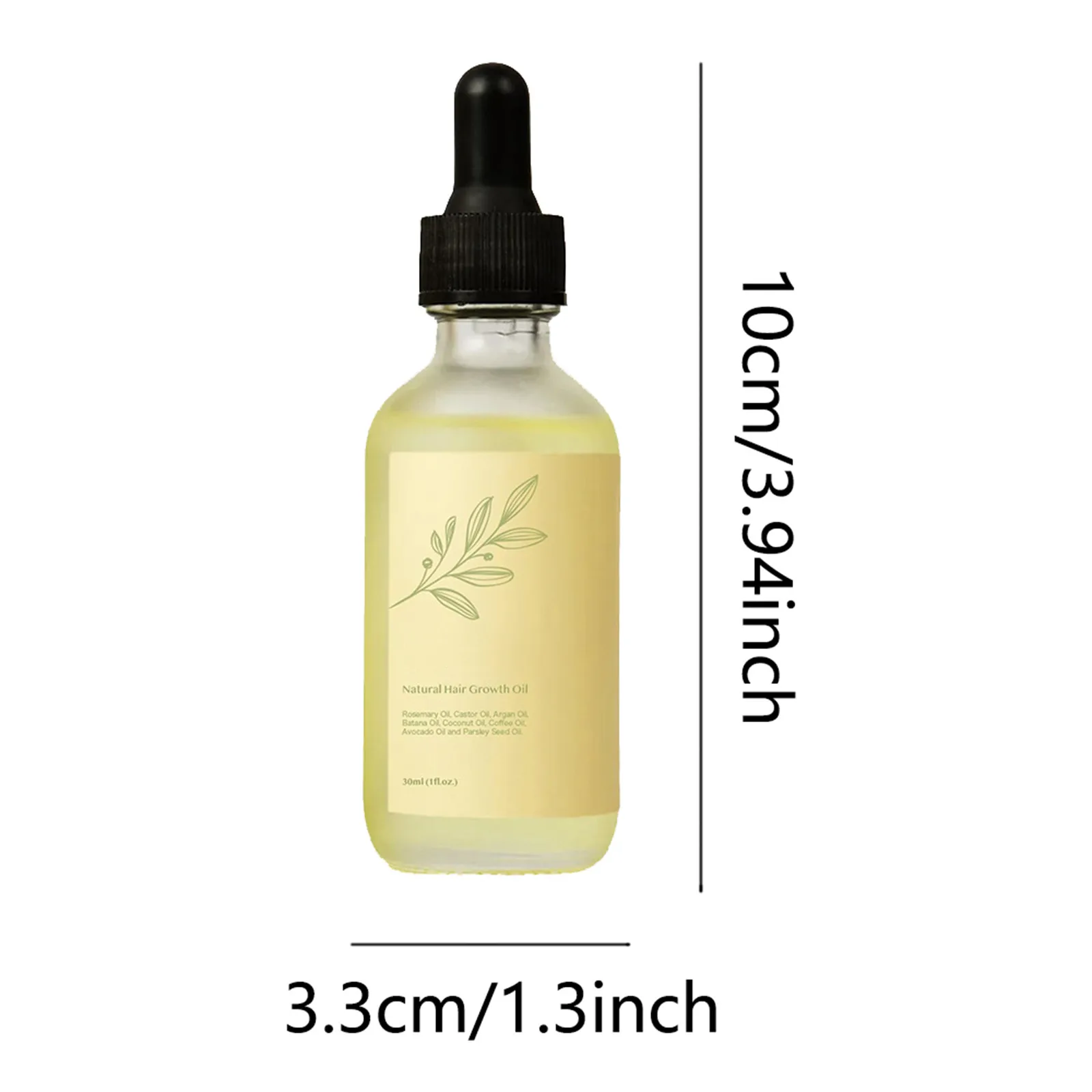 Vegan Hair Growth Oil 30ml For Dry And Damaged Hair