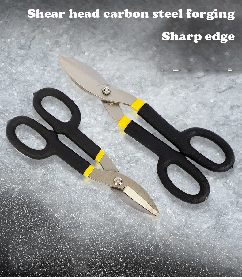 Description Picture 5 of itemIron sheet Scissors Heavy Duty Tin Scissors Cutting Sheet Metal Aviation Scissors Stainless Steel Plate Cutters Hand Tools shear