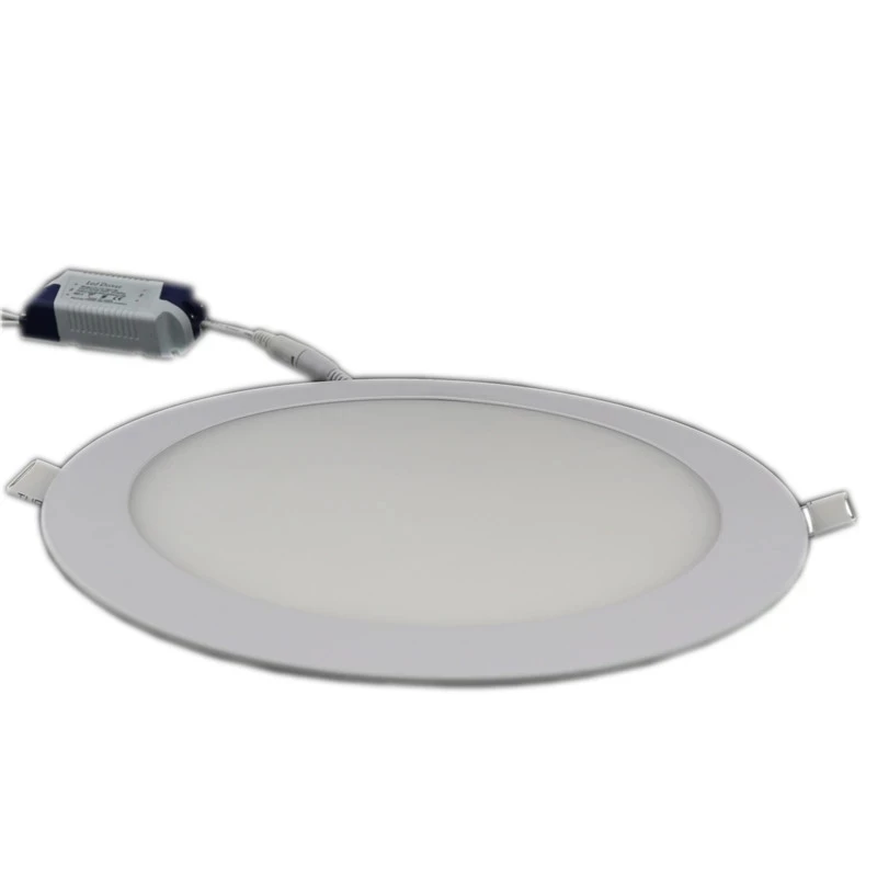 Sleek Recessed LED Panel Light with Driver - Adjustable Wattage