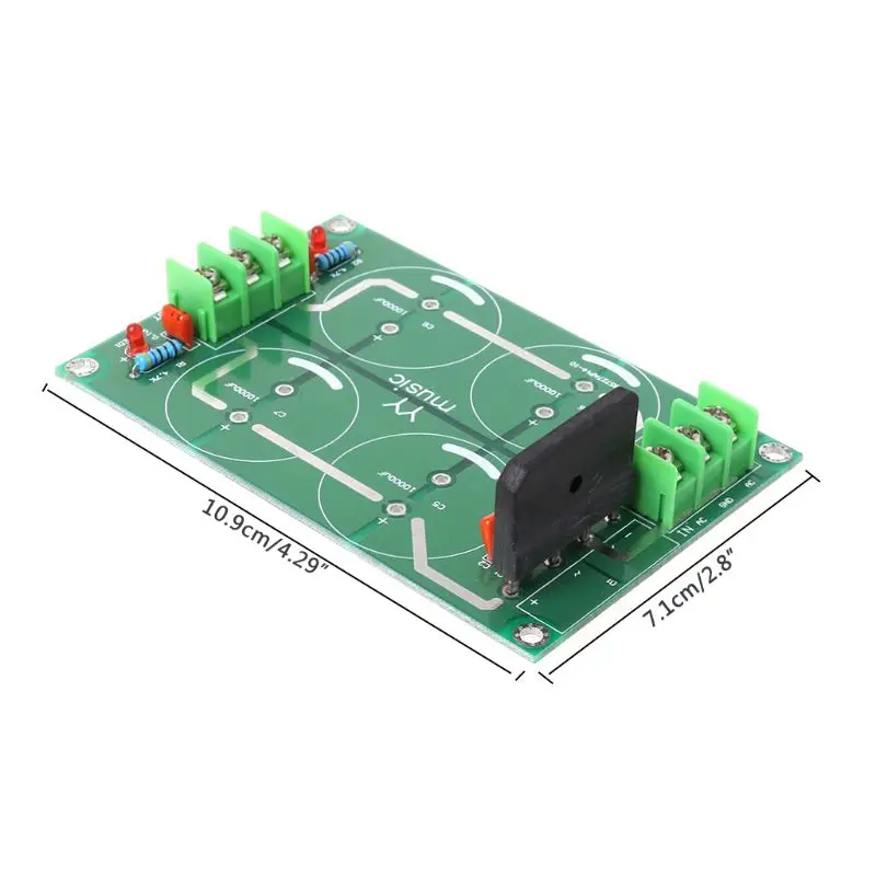 Dual Power Rectifier Filter Power Supply Module Empty Circuit Board For TDA8920