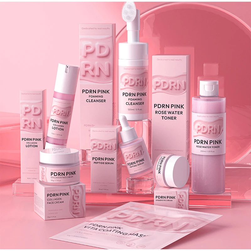 Revitalizing Skincare Set: Eye Cream, Collagen Mask & Glowing Face Essence