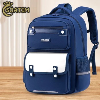 2026 waterproof Children School Bags For Girls Boys Kids Backpack Orthopedic Backpack schoolbag Primary School backpack mochila 1