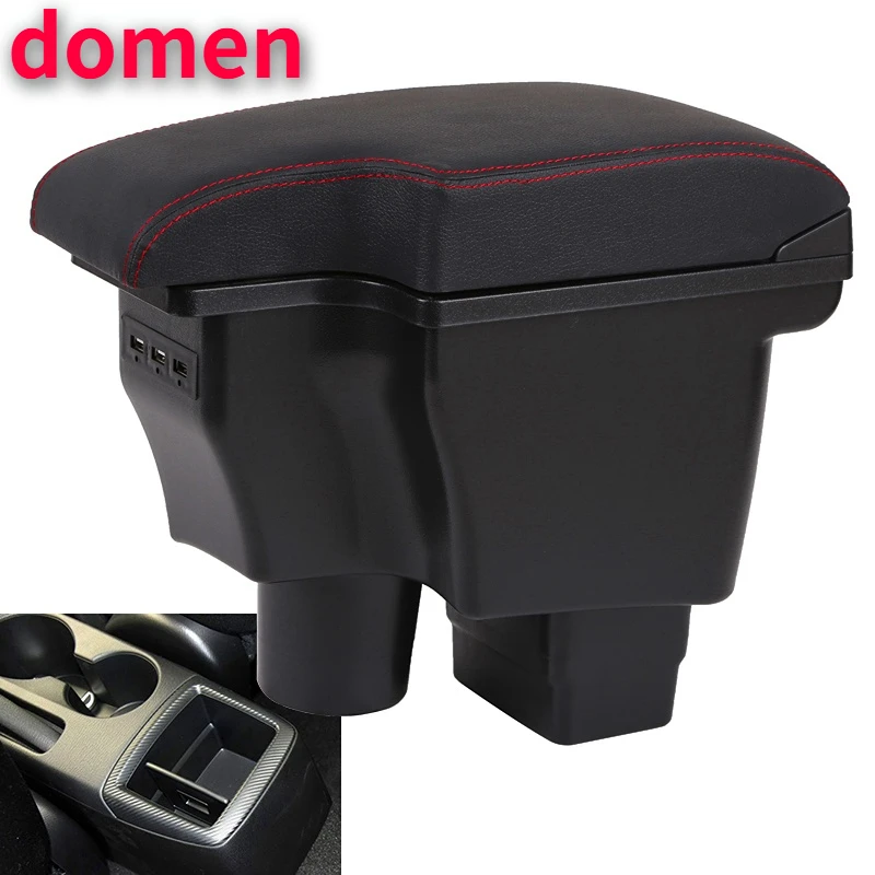 

For Mazda CX-3 Armrest Box Retrofit For Mazda 2 Skyactiv Version CX3 Storage Content Car Accessories Retractable Charging USB