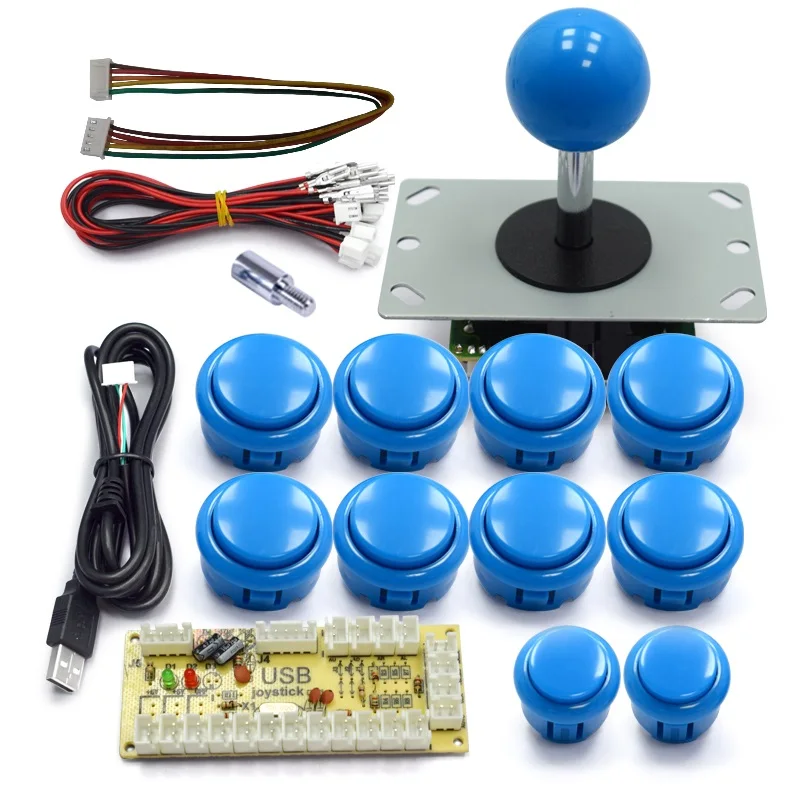 Description Picture 5 of itemZero Delay Arcade cabinet DIY Kit for Push Button Copy SANWA Joystick 1 Player COIN USB to PC / Raspberry Pi