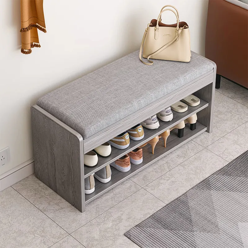 

Minimalist Narrow Shoe Cabinets Storag Contain Seat Men Nordic Shoe Rack Multilayer Low Schoenenkasten Multifunctional Furniture