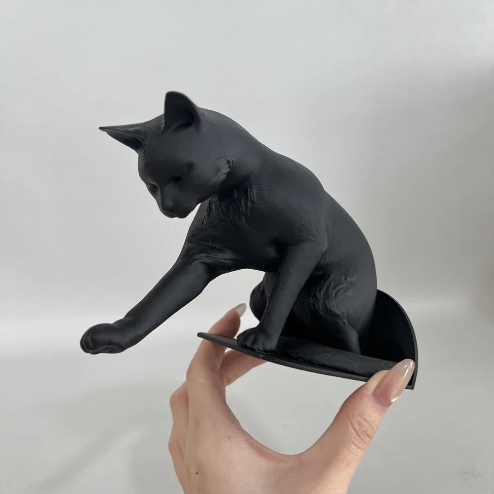 3D 프린팅 고양이 책꽂이, 재미있는 고양이 책꽂이, 귀여운 고양이 책꽂이, 가..