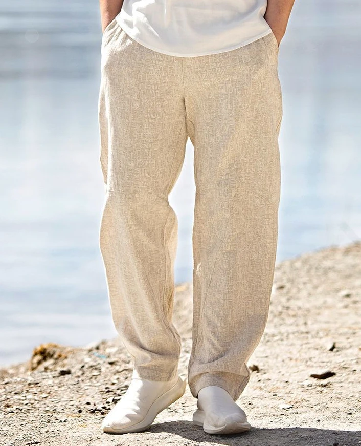 Linen Pants Pantalones Hombre De Lino Pantalones Hombre Casual