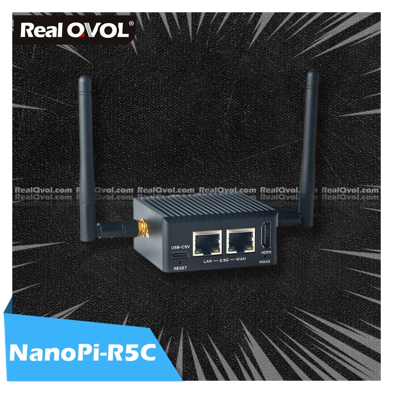 RealQvol  R5C Ĩ RK3568B2 A55  2.5G ̴ Ʈ, M.2   , , Openwrt, , , HDMI2.0