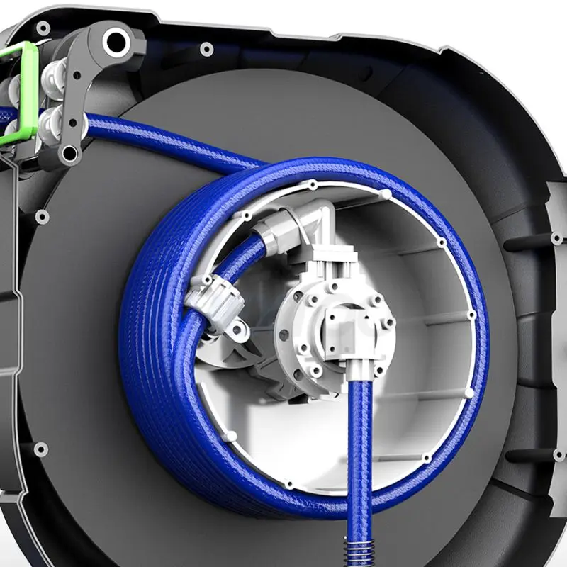 10/15/20/25M Air Drum Automatic Retractable Air Hose Reel Dedicated Car Repair Air Duct Hose Retractor Pneumatic Pipe Receiver