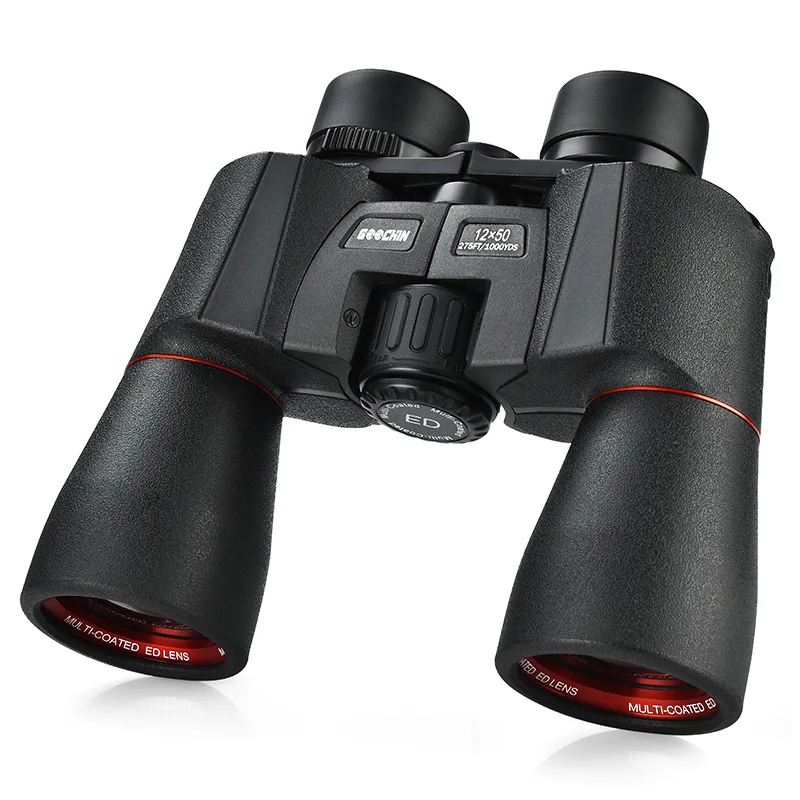 

High Powerful 12X50 ED Binoculars Fully Multi-Coated Optics BaK-4 Prisms IP7 Waterproof Telescope For Camping Birds Outdoor