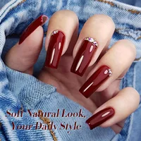 BORN PRETTY 10ml Vernis à ongles gel rouge série chaude super brillant semi-permanent soak-off UV LED pour manucure 6