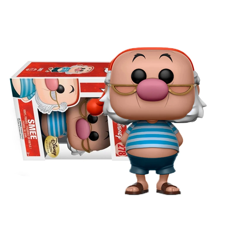 Экшн-фигурки FUNKO POP Cartoon SMEE #278, коллекционные игрушки, куклы, подарки для детей, Детский подарок