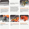 24 Inch 20 Inch Petrol Handheld Cordless Chain Saw for Tree Wood Cutting, 68CC 2-Cycle Top Handle Gas Powered Chainsaw 3