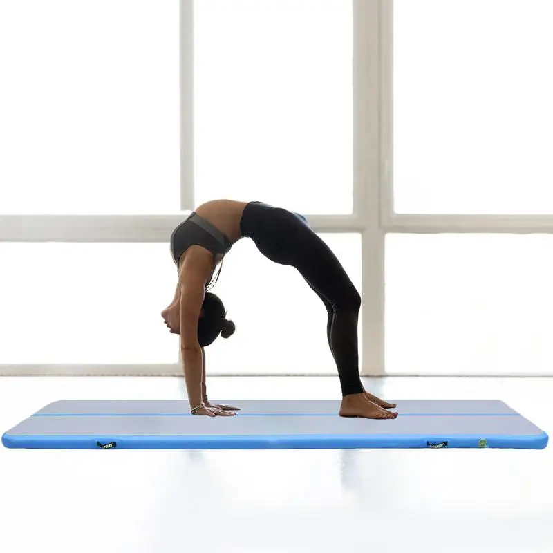 Tumbling Training Air Mat 6.5Ft Tumbling Training Inflatable Yoga Air Mat Home And Gym Use Tumble Portable Gymnastics