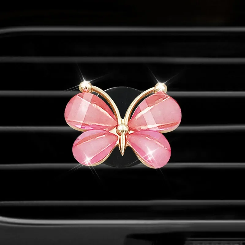Colorful Butterfly Car Air Vent Clip Decoration Ornament