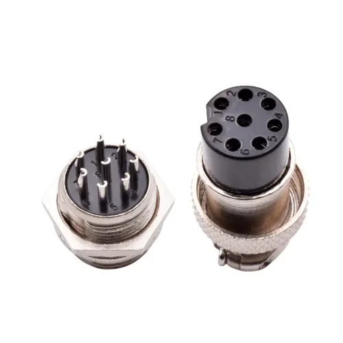 GX12 GX16 GX20 2 3 4 5 6 7 8 9 10 12-pin Male/Female Circular Aviation Plug Socket Cable Connector