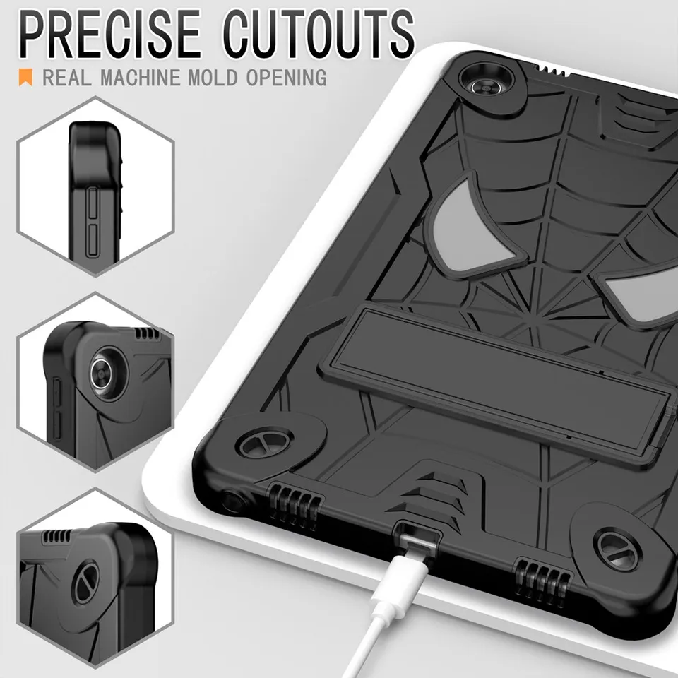 Custodia Girevole A 360 Gradi Per Lenovo Tab M10 HD 2nd Gen TB - Foto 6