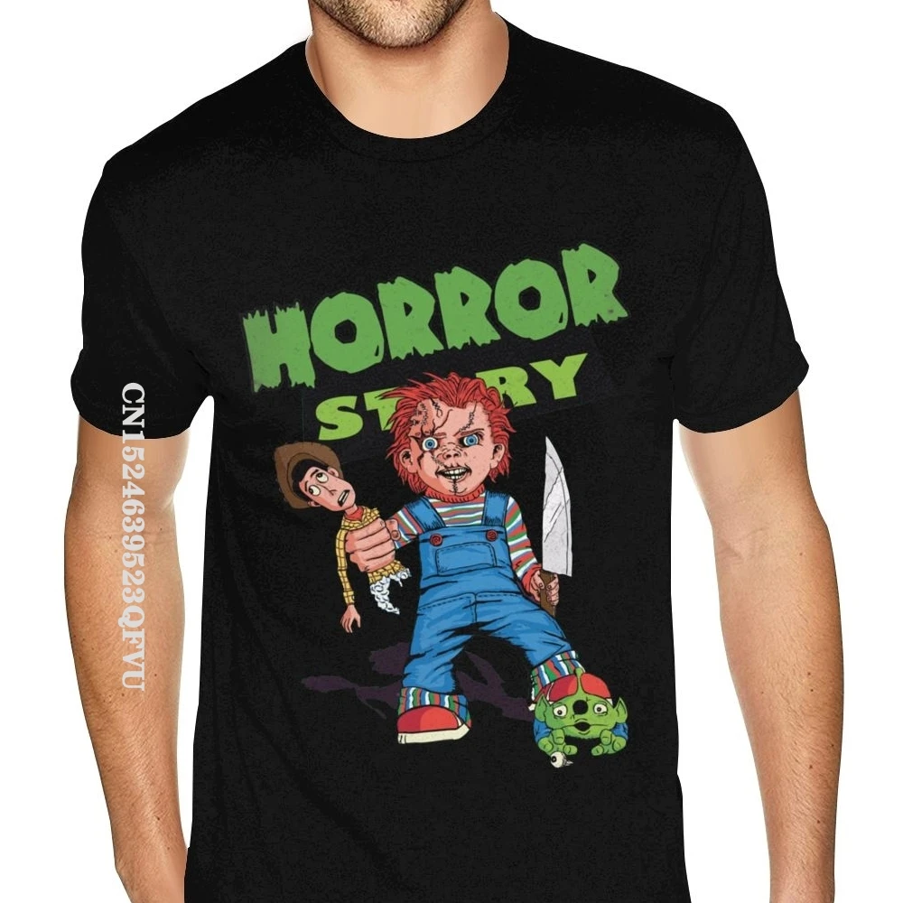 Chucky T-Shirt Youth Guy 80S Camicie Uomo England Style T-Shirt Uomo Sconto Branded Vintage Tee Shirt Camisa Streetwear