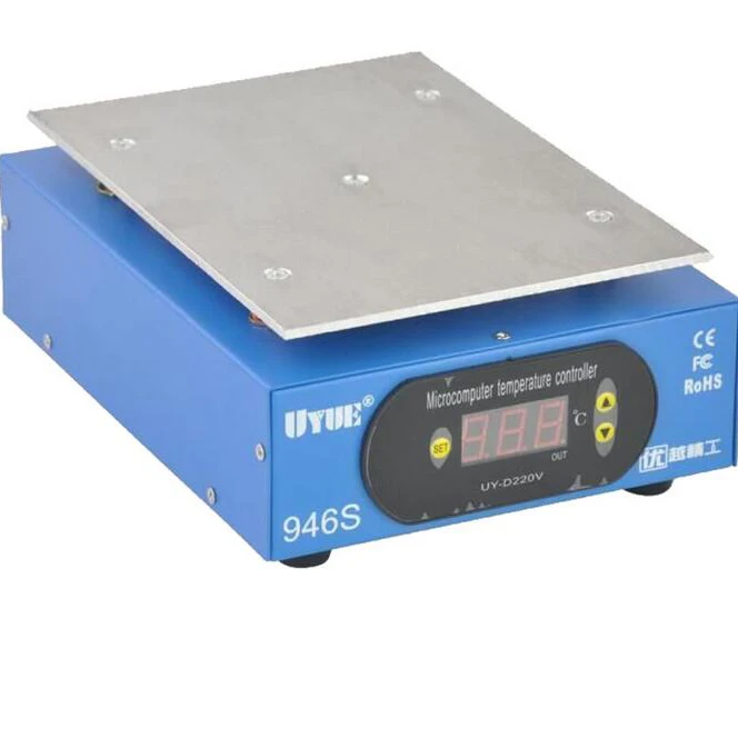 UYUE 946S Preheat Station 220V 400W 140X200mm Preheater Digital Platform heating plate for phone LCD screen separator machine