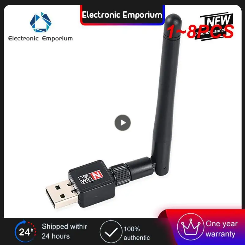 AHD DVR DVR용 휴대용 USB 7601 칩, 와이파이 어댑터, 5dB 안테나, 150Mbps 랜 무선 네트워크 카드, 1 ~ 8 개