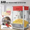 Popcorn Machine, 12 Oz Kettle, 1440 W Countertop Popcorn Maker for 80 Cups per Batch, Theater Style Popper with 3-Switch Red 3