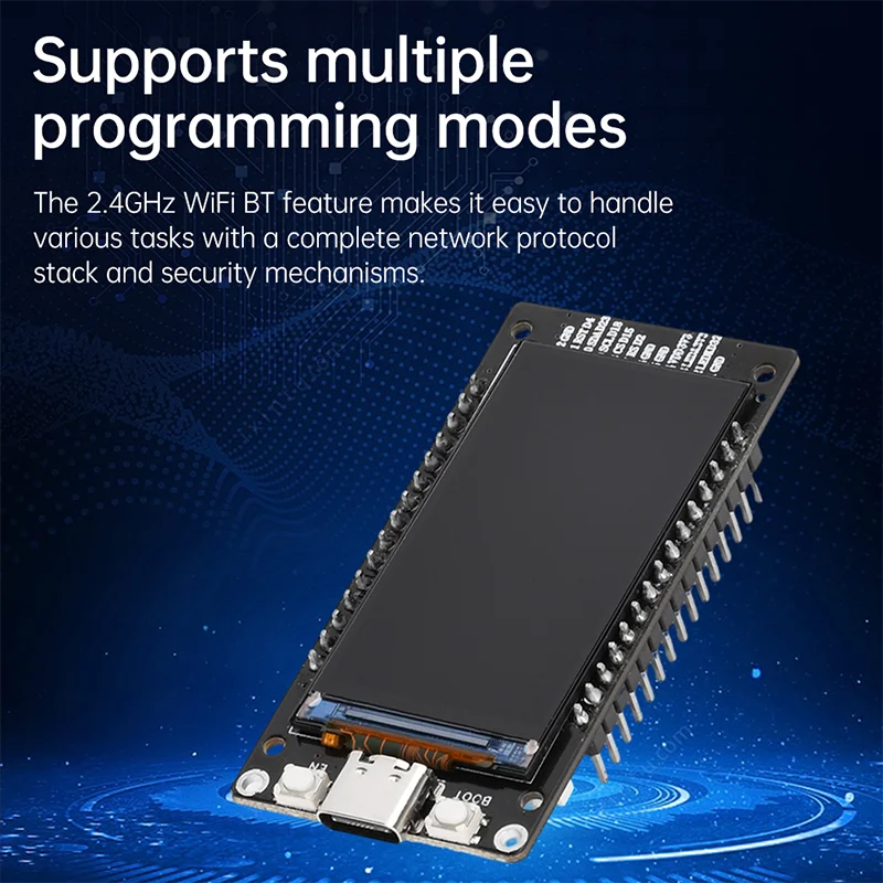 รูปสินค้า ESP32 -WROOM-32 บอร์ดพัฒนา 1.9in/1.14in ST7789 170x320 จอแสดงผล TFT LCD, WiFi + BL โมดูล CH340 อินเทอร์เฟซ Type-C สําหรับ Arduino