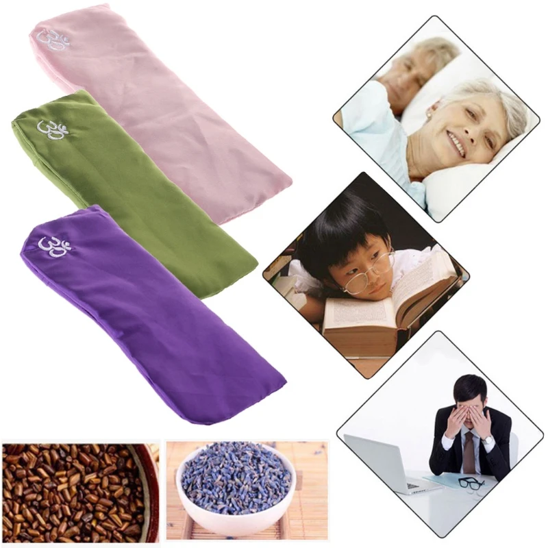 Yoga Eye Pillow Silk Cassia Seed Lavender Massage Relaxation Mask Aromatherapy Drop Shipping
