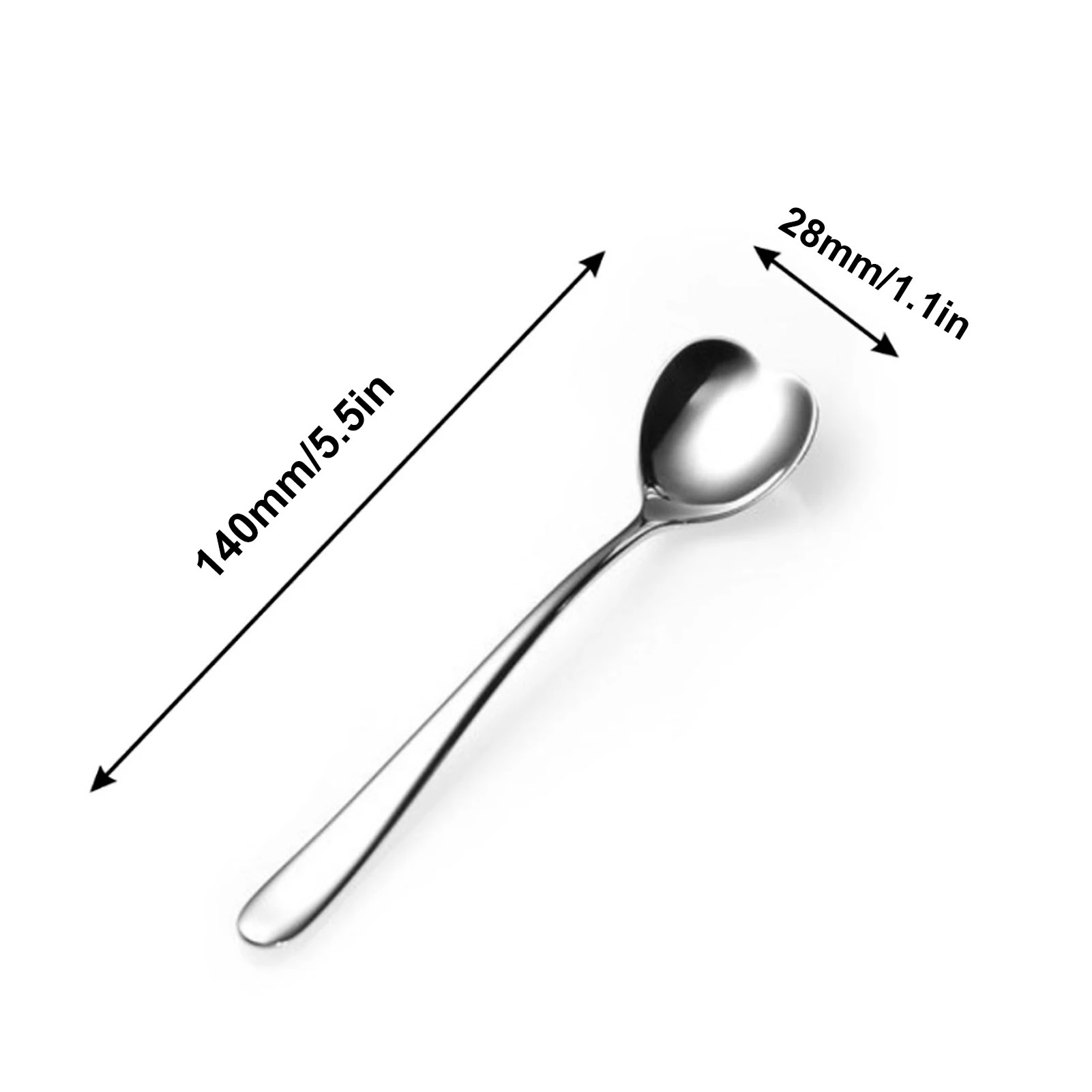 Coffee Spoon Tea Dessert Sugar Stirring Spoon 4pcs For Cafe