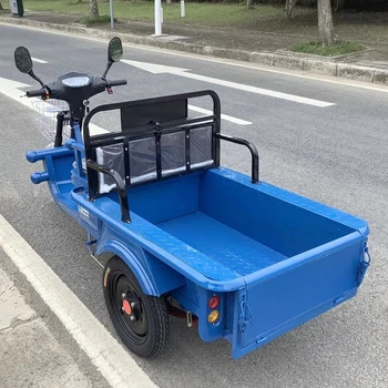 Triciclo elettrico, nuova auto a batteria per uso domestico, trasporto per adulti, piccolo veicolo con pianale ribassato