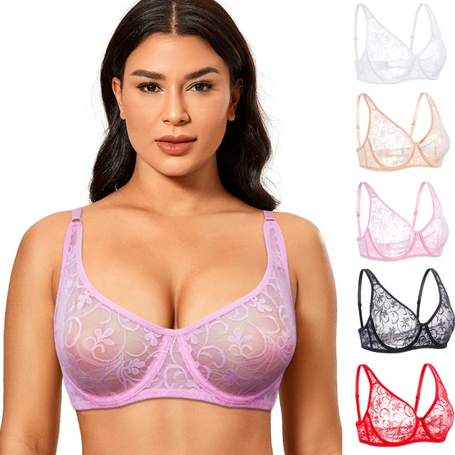Womens Underwear Lace Bras For Ladies See Through Exquisite