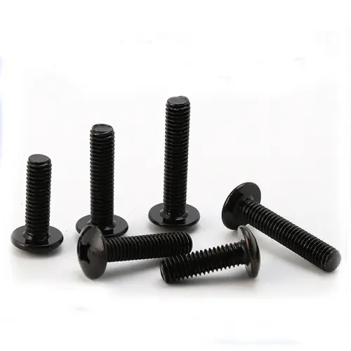 10Pcs/lot M2 M2.5 M3 M3.5 M4 M5 M6 TM Screws Phillips Truss Mushroom Head Screw Black Plated Electronic Carbon Steel Screws - Image 6