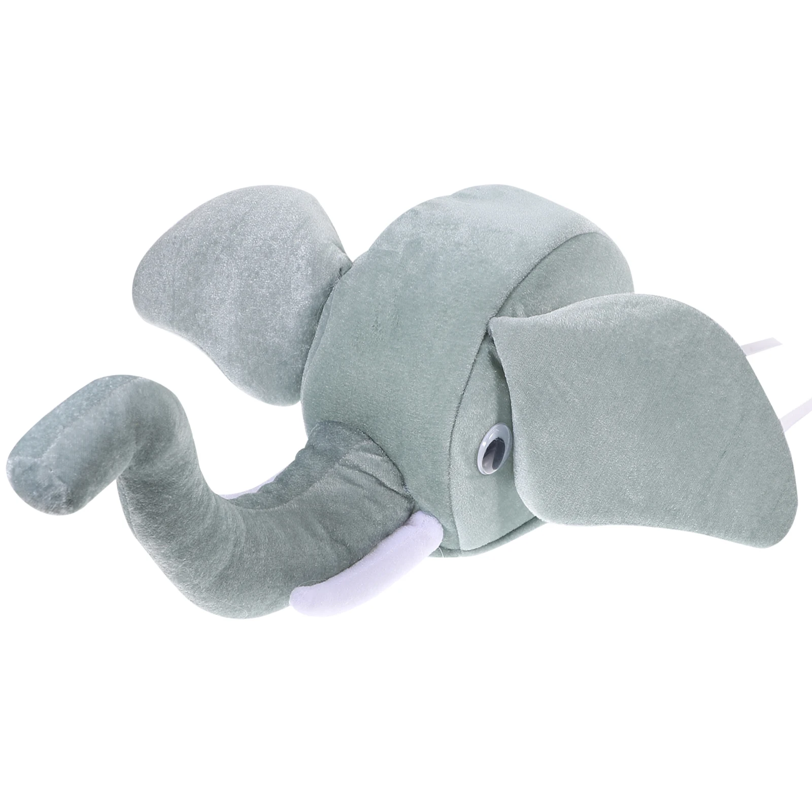 Elephant Shaped Hats Trunk Cap Cartoon Animal Plush Hat Children'S Performance Costume Props