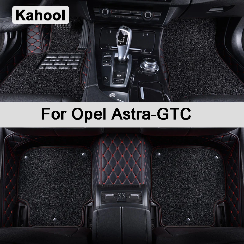 Kahool Car Floor Mats For Opel Astra Gtc Hatchback Coupe Cc Sedan H J G