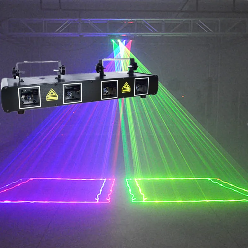 4-Head beam laser light 50W DMX stage lamp full-color voice controlled KTV  private room bar laser light DJ nightclub disco flash