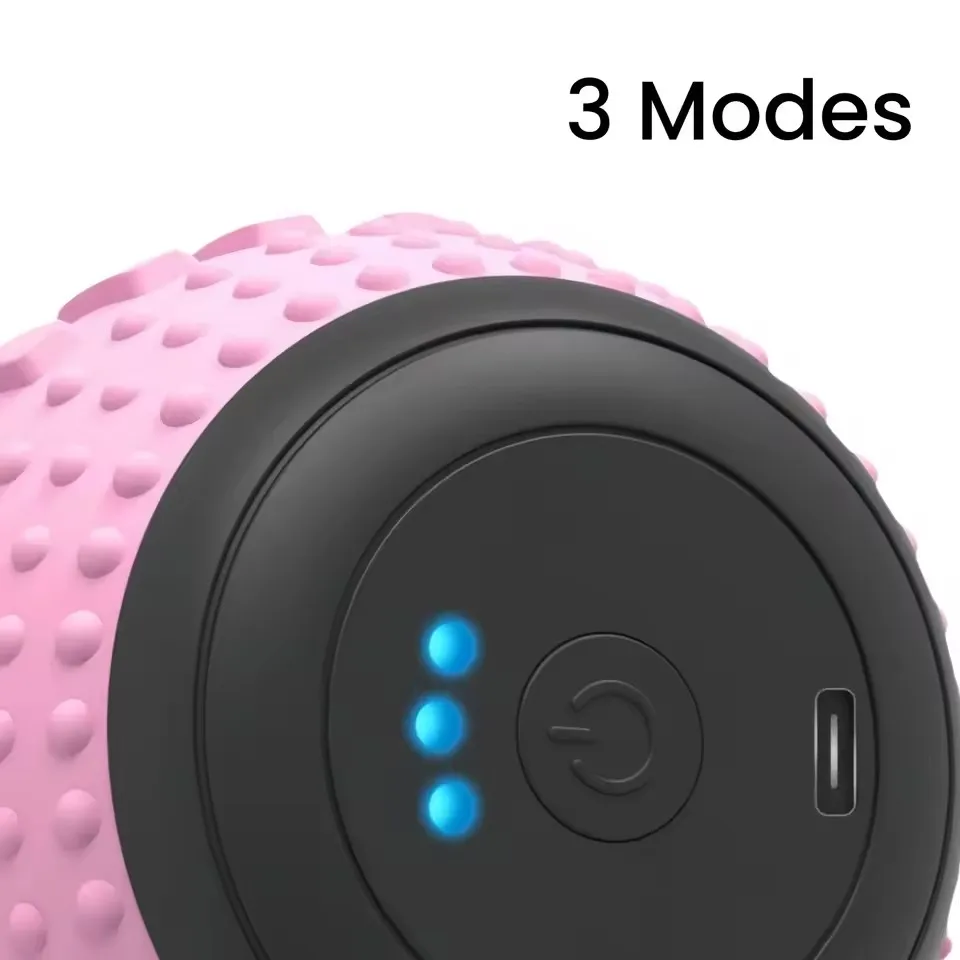 New Yoga Fascia Ball Electric Peanut Ball USB Charging Massage Leg Muscle Relaxer Shoulder Neck Lumbar Muscle Relaxation