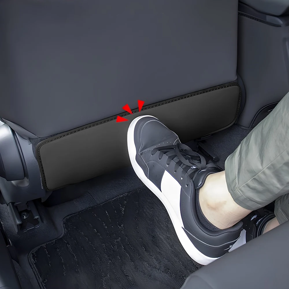 토요타 RAV4 XA50 2019 2020 2021 2022 2023 2024 RAV 4 하이브리드 가죽 카시트 등받이 보호 커버, 어린이  킥 방지 매트