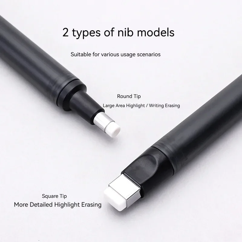 Push-Type Pencil Eraser For Manga Design Drawing Highlight Modeling Writing Painting Press Erasers School Stationery Gifts 1